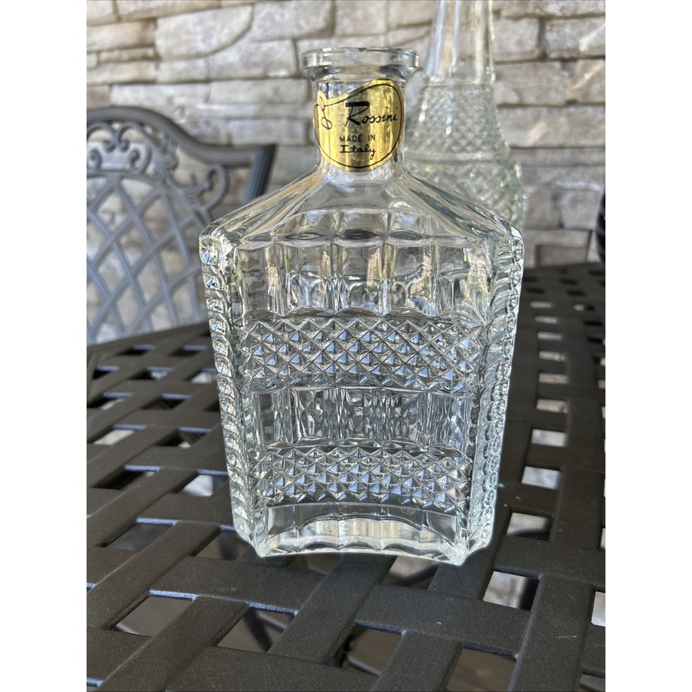 Rossini Made‎ In Italy Diamond Cut Decanter